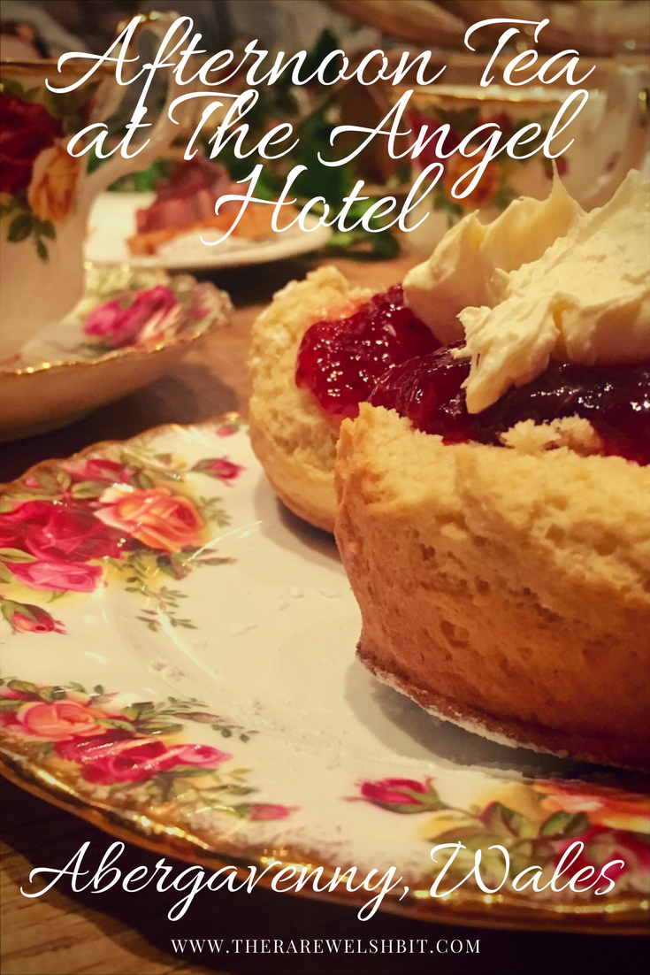 Afternoon tea at The Angel Hotel in Abergavenny, Wales