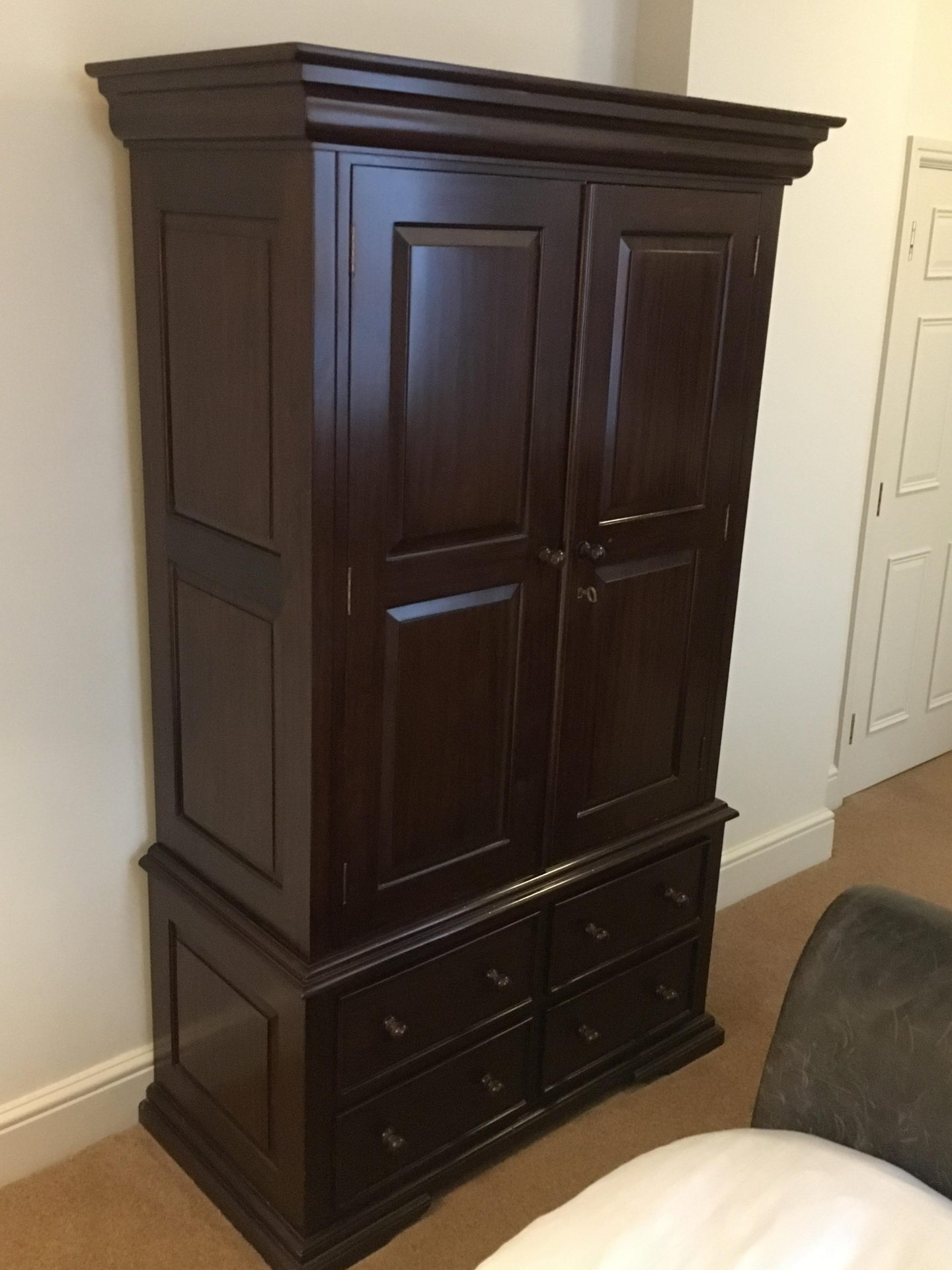 Wardrobe at The Angel Hotel