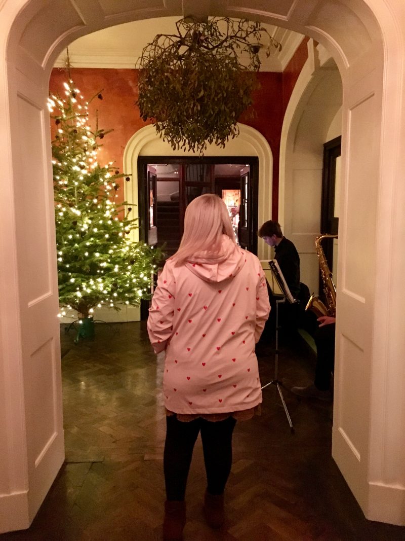 Christmas tree, mistletoe and music at The Angel Hotel