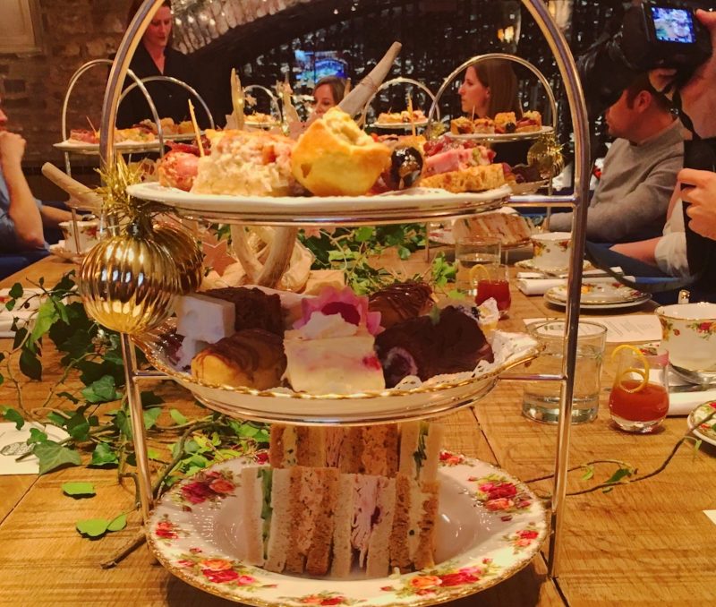 Afternoon tea at The Angel Hotel, Abergavenny