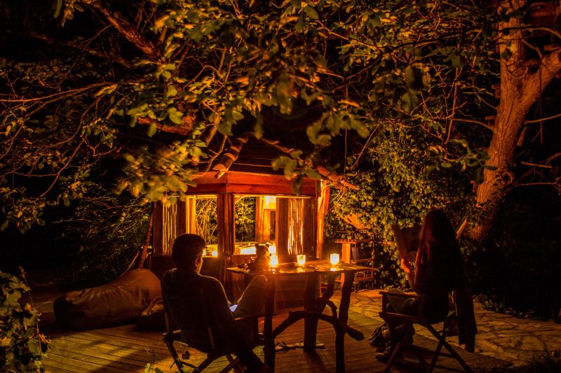 Staying in a tree house in Aljezur in the Algarve, Portugal