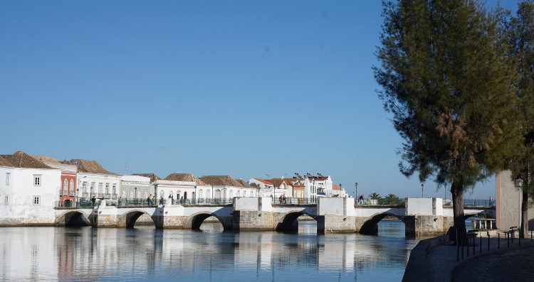 River Gilao in Tavira in the Algarve, Portugal