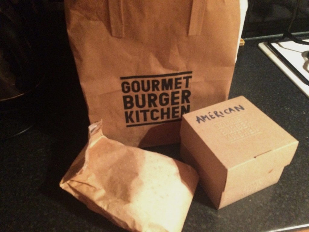 Gourmet Burger Kitchen delivery bags