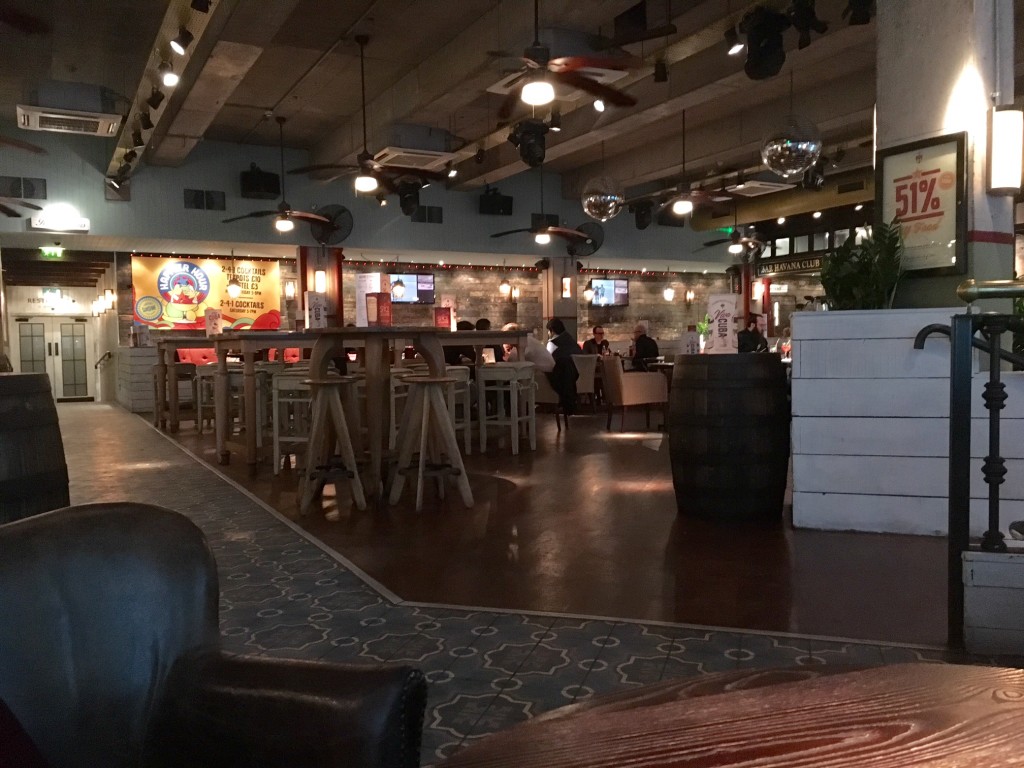 The dining area in Revolucion De Cuba