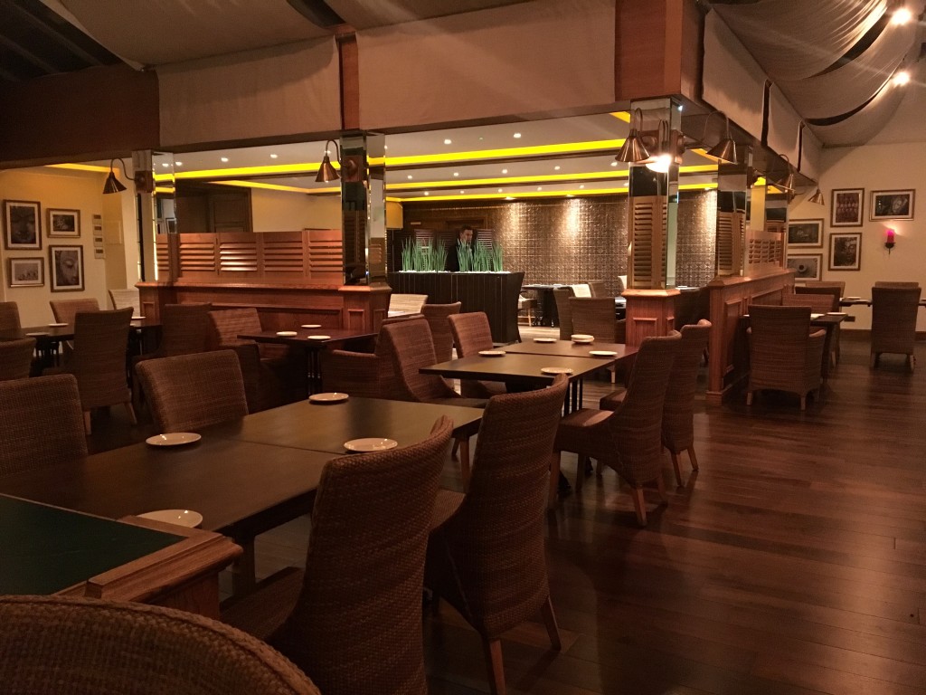 Inside Cen restaurant