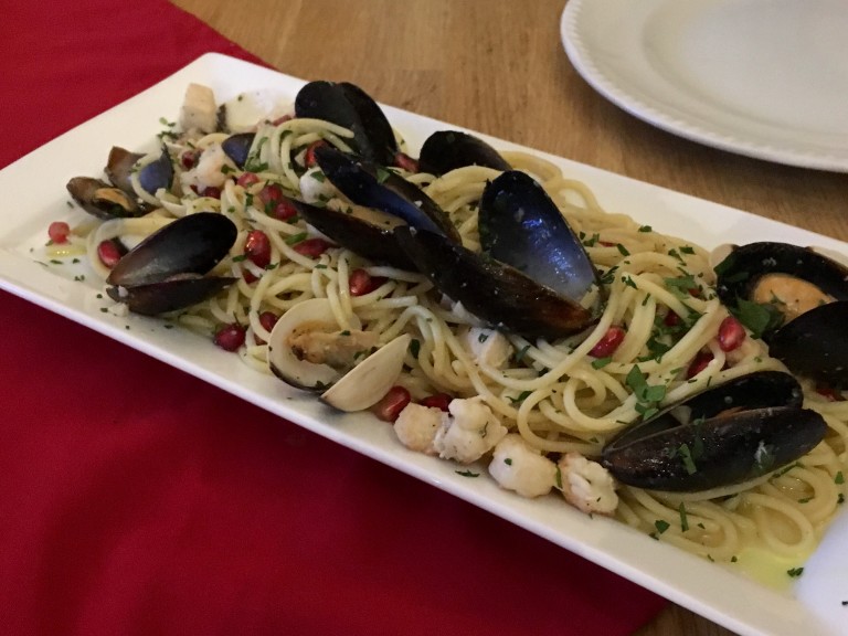 Seafood spaghetti