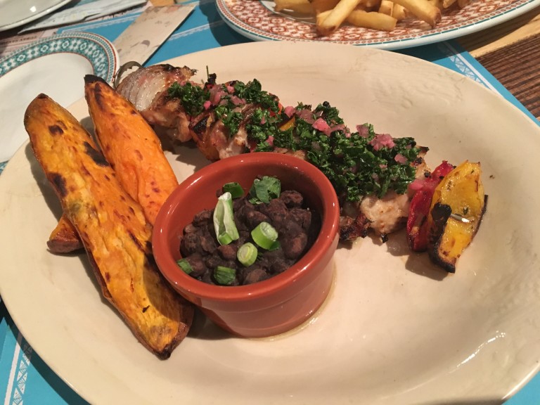 Chicken thigh skewer