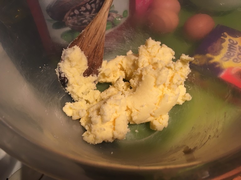 Butter and sugar