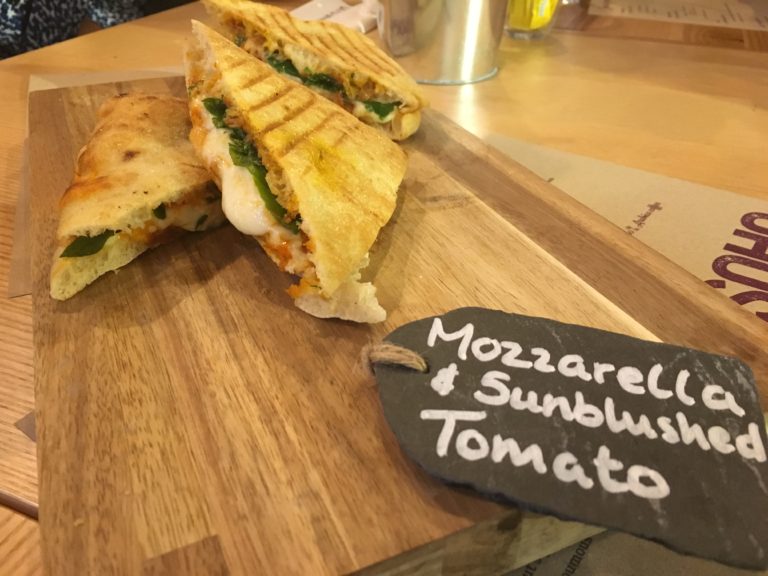 Mozzarella and sunblushed tomato melt