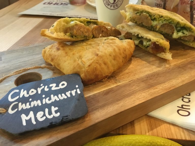 Chorizo chimcurri melt