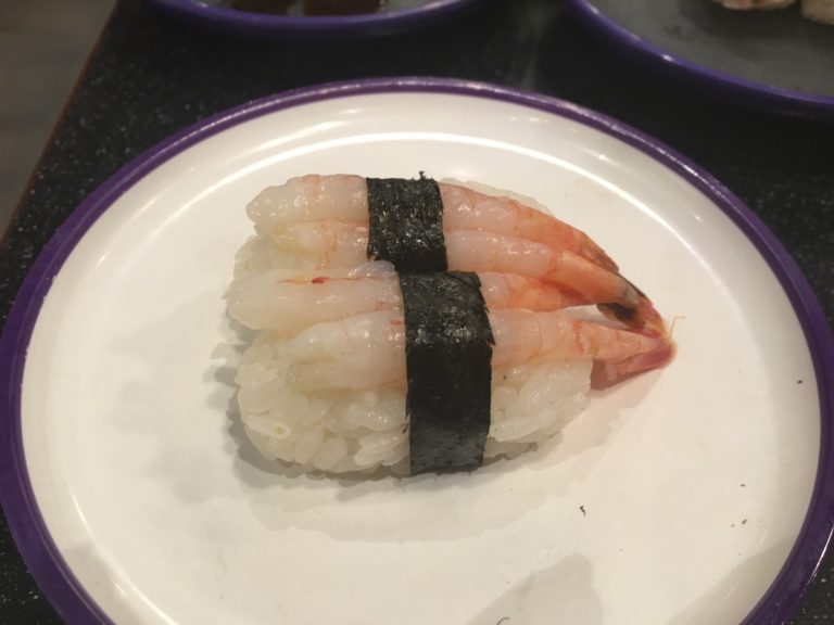 Shrimp sushi