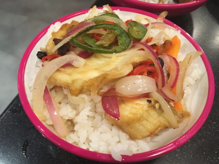 Sweet and sour seabass