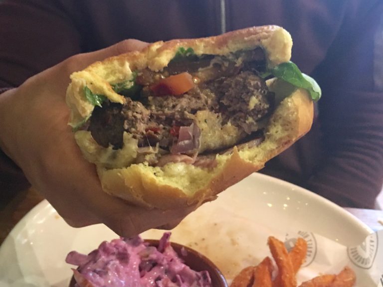 Burger cross-section