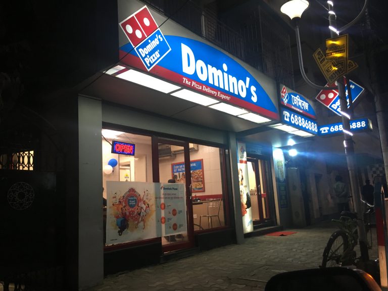 Dominoes Pizza in Kolkata, India