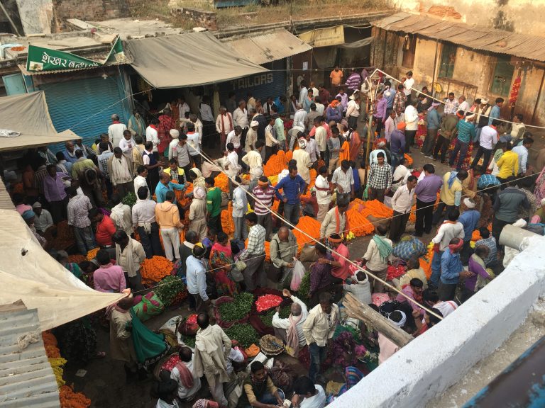 Varanasi Flower Market