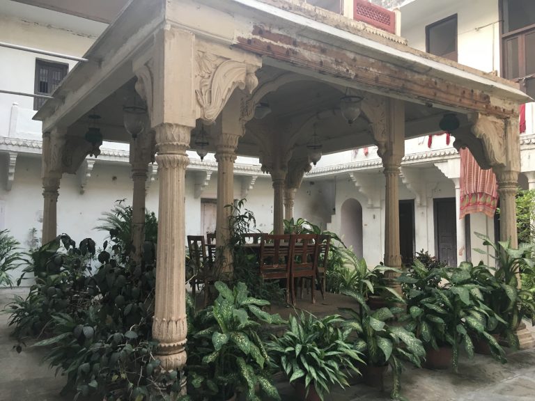 Garden in Old House in Varanasi