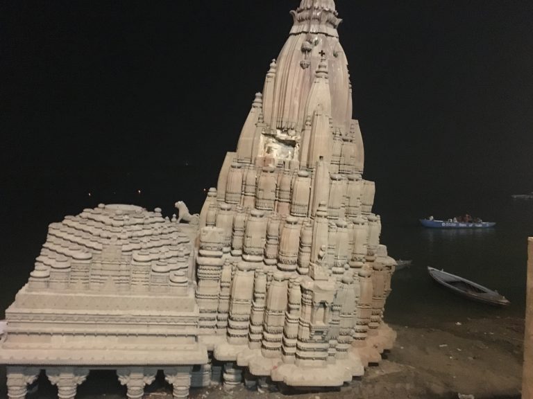 Shiva (Leaning) Temple at Scindia Ghat, Varanasi