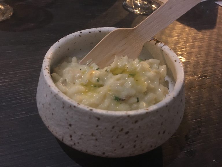 Smoked haddock risotto
