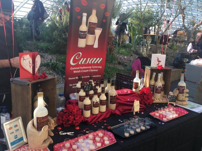 Welsh cream liqueur stall