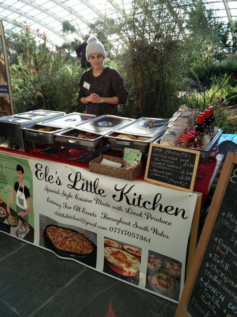 Spanish food produce stall