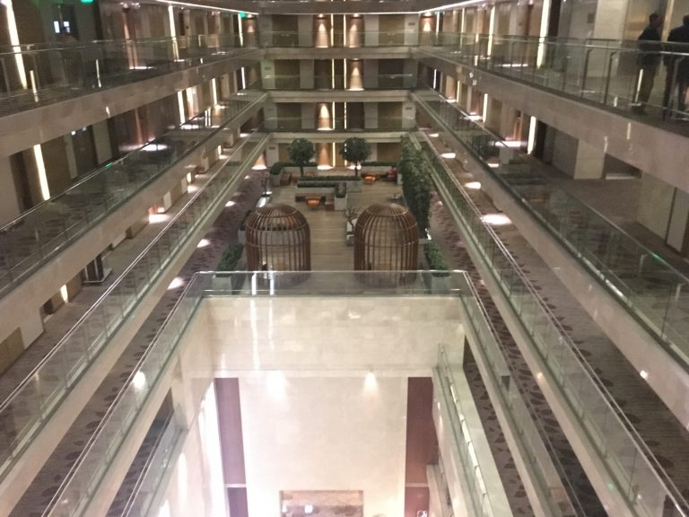 Rooms on different levels at Holiday Inn Jaipur