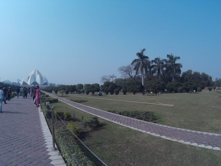Gardens at Lotus Temple