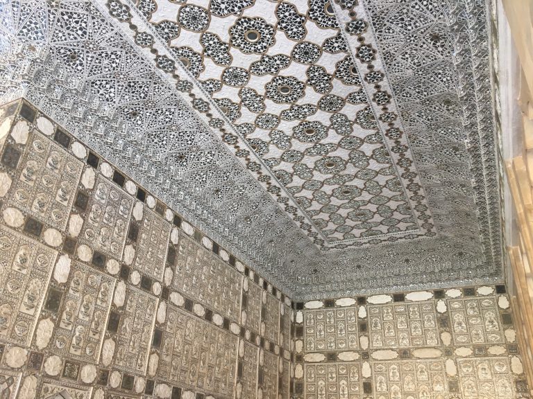 Sheesh Mahal or Palace of Mirrors at Amber Fort, Jaipur