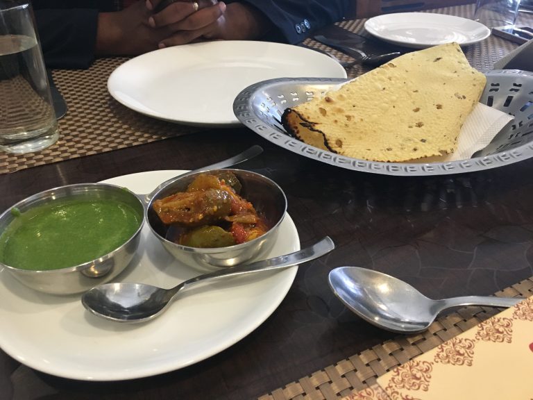 Poppadom and dip