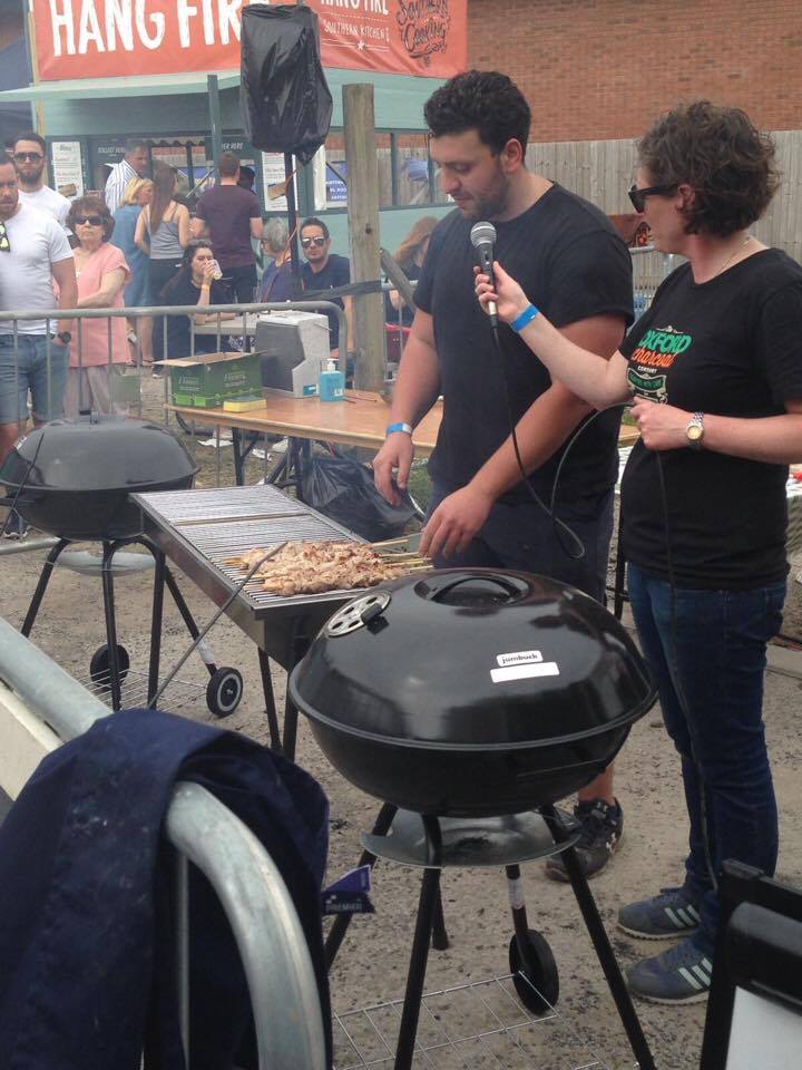 Meat and Greek and Hang Fire Southern Kitchen show us how to make Cypriotic pork souvlaki