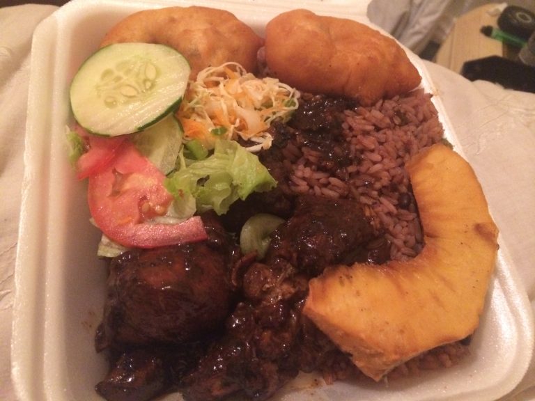 Brown stew chicken in Negril, Jamaica - travel for less
