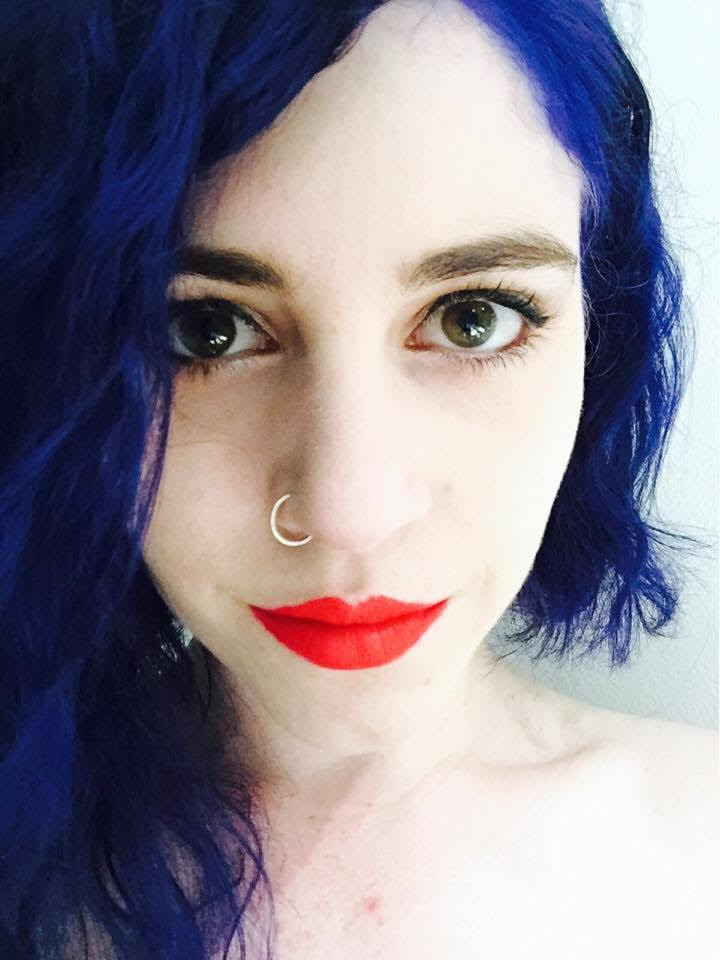 Holiday hair care tips, blue hair