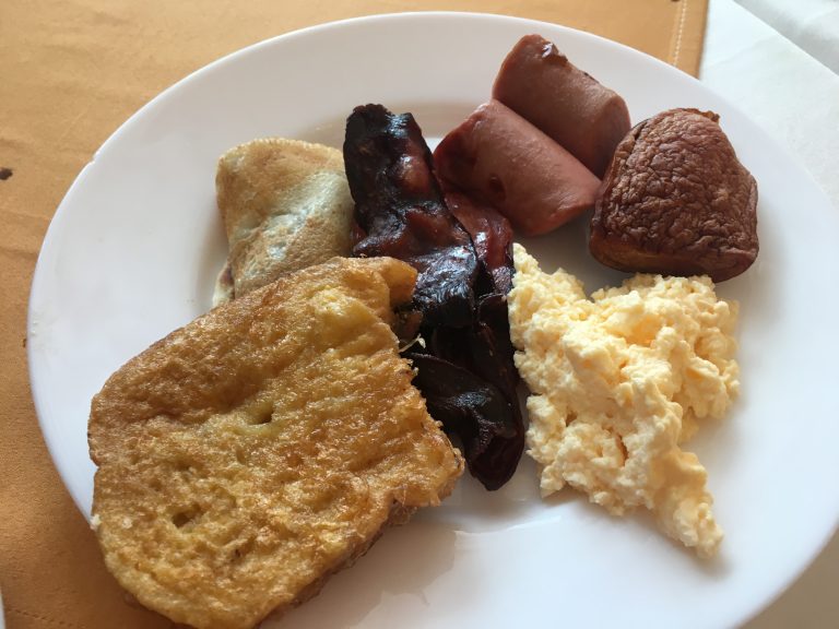 Breakfast at Hotel Kuban Resort and Aquapark in Sunny Beach, Bulgaria