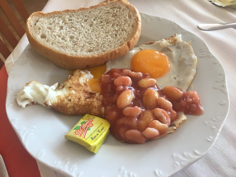 Eggs cooked to order at Hotel Kuban Resort and Aquapark in Sunny Beach, Bulgaria