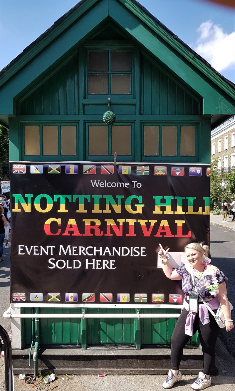Me at Notting Hill Carnival