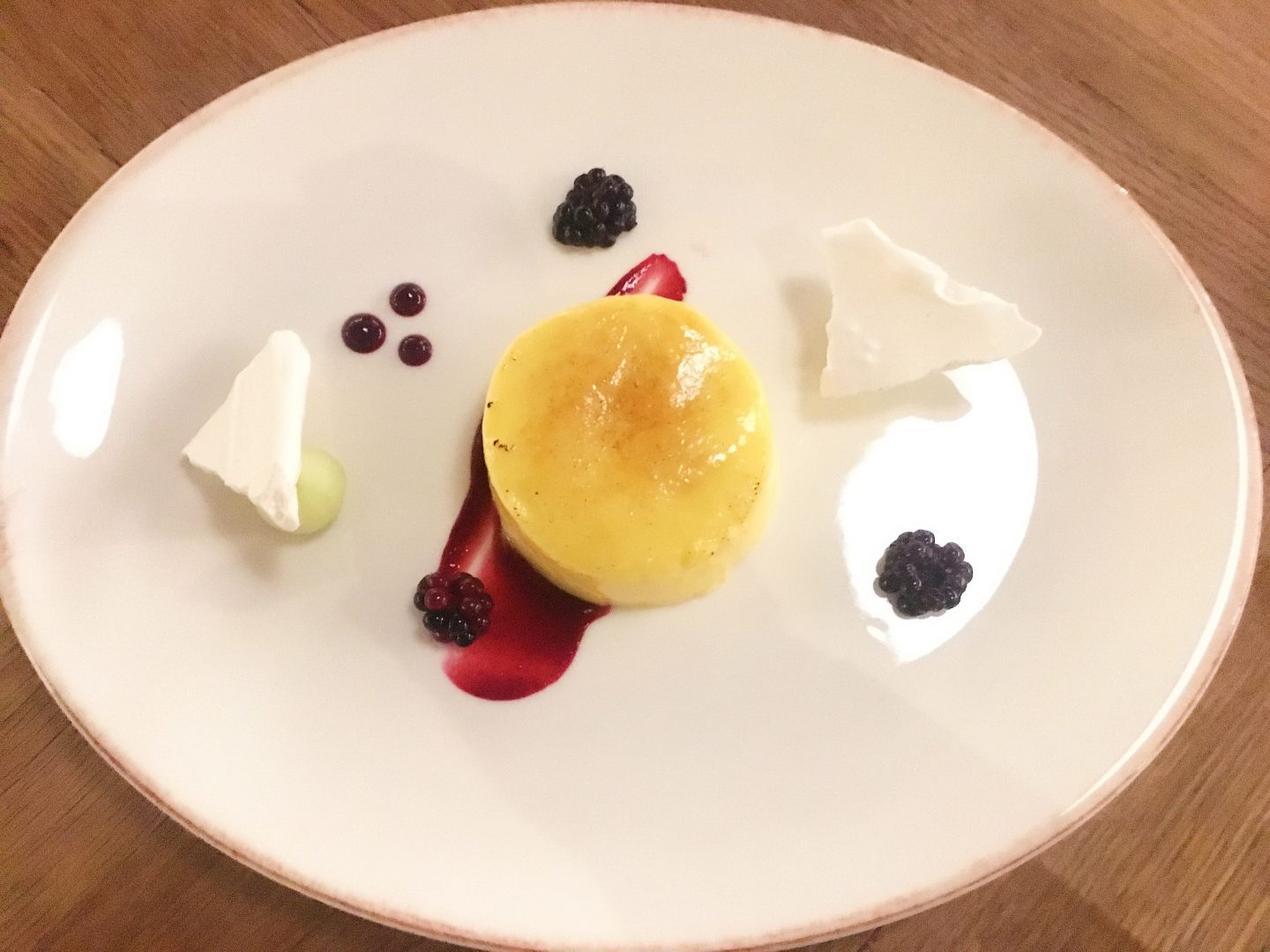 The Admiral St David's crème brûlée