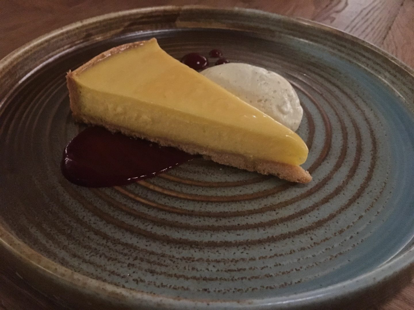 Admiral St David's lemon tart