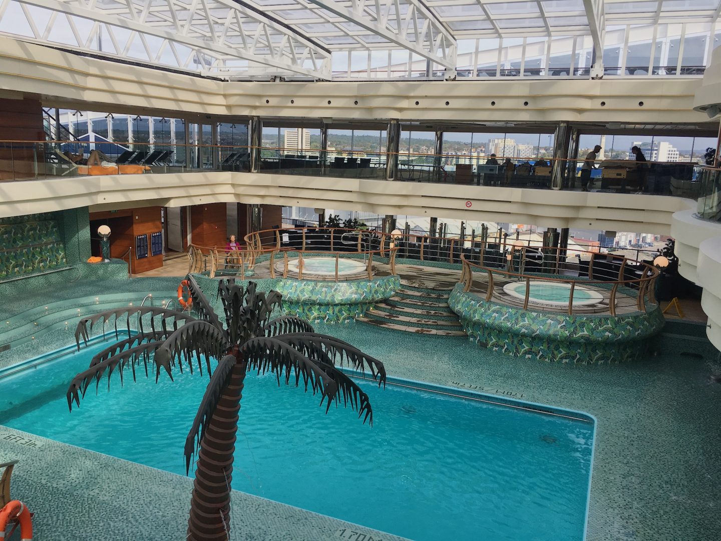 Indoor Swimming pool, MSC Preziosa cruise ship