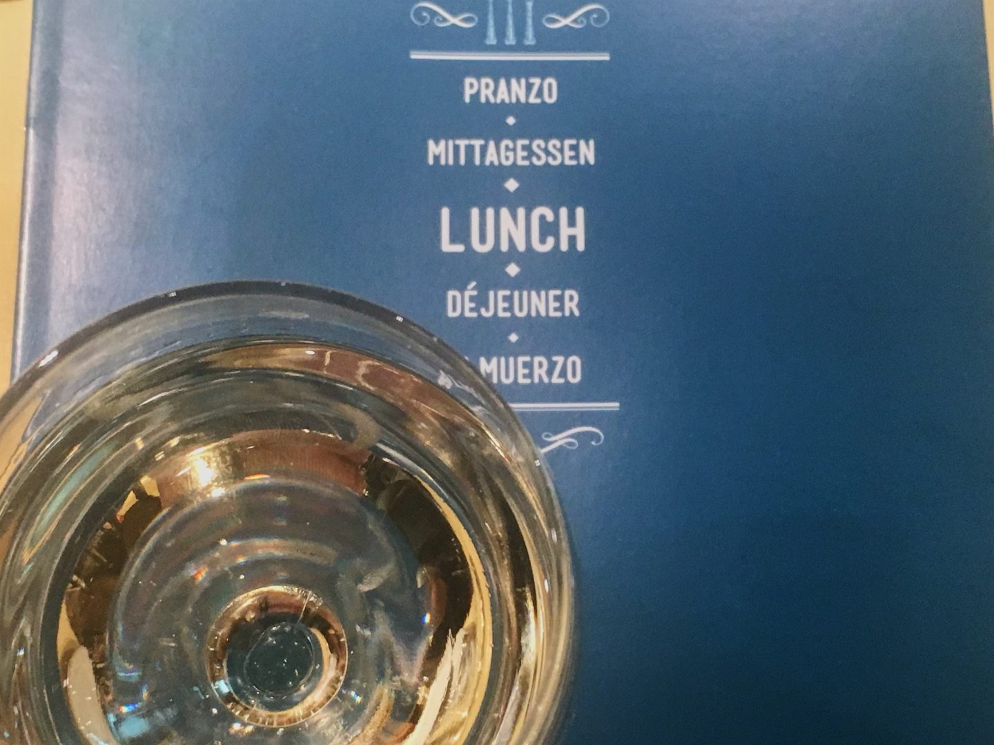 A la carte menu in MSC Preziosa cruise ship's Golden Lobster restaurant