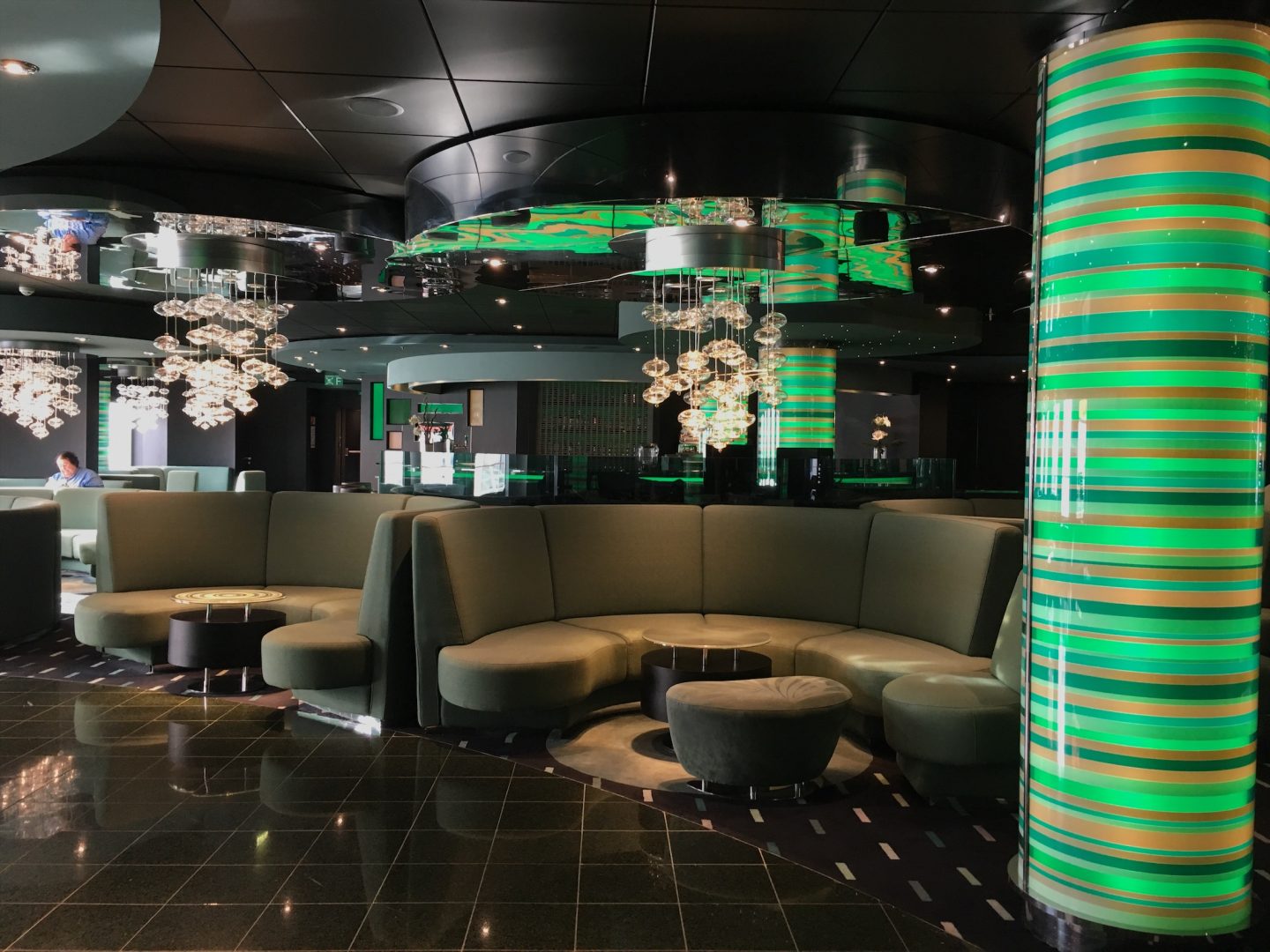 Green Sax jazz bar, MSC Preziosa cruise ship