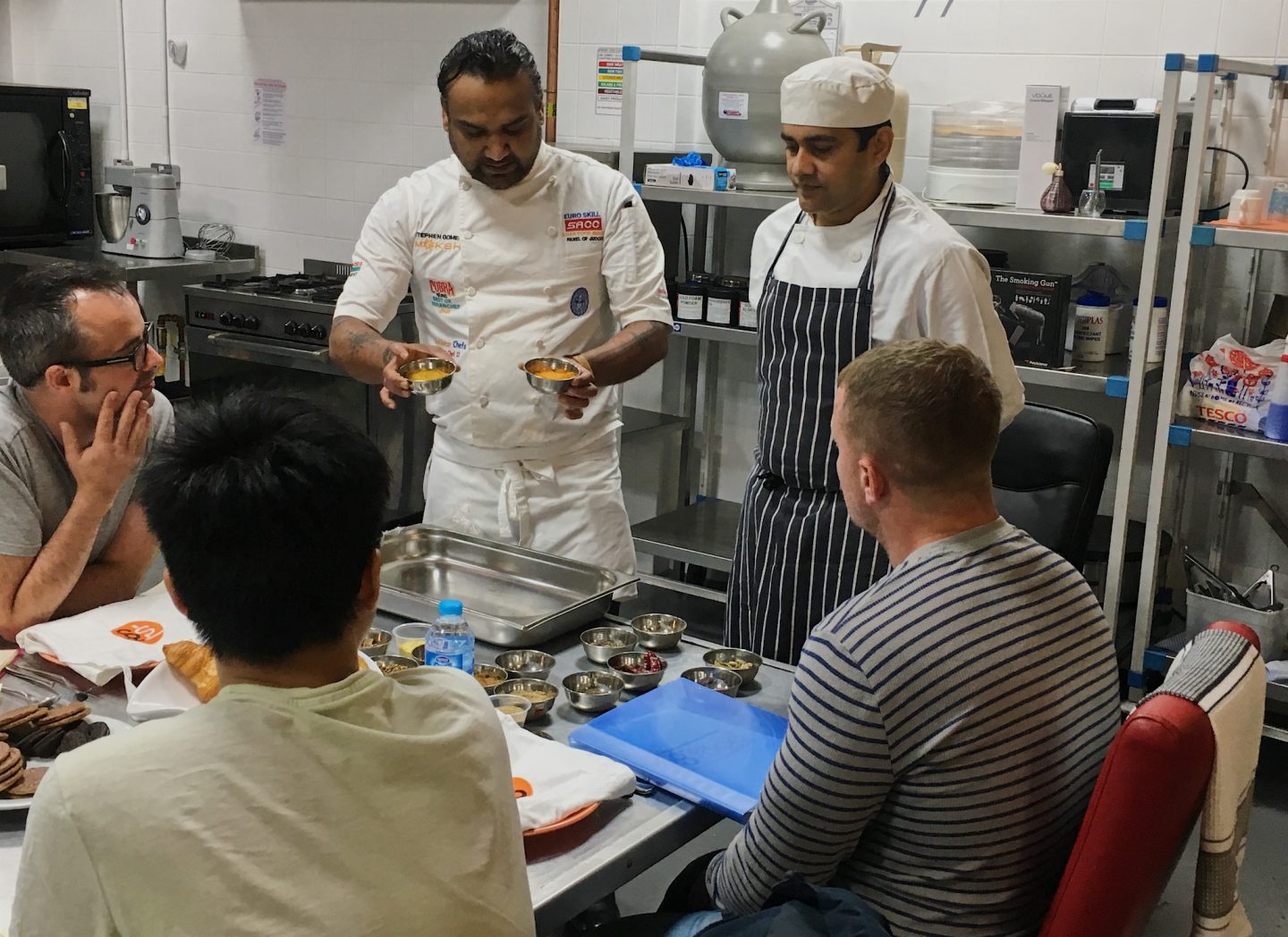 Introduction to spices from Chef Stephen Gomes and Chef Manish