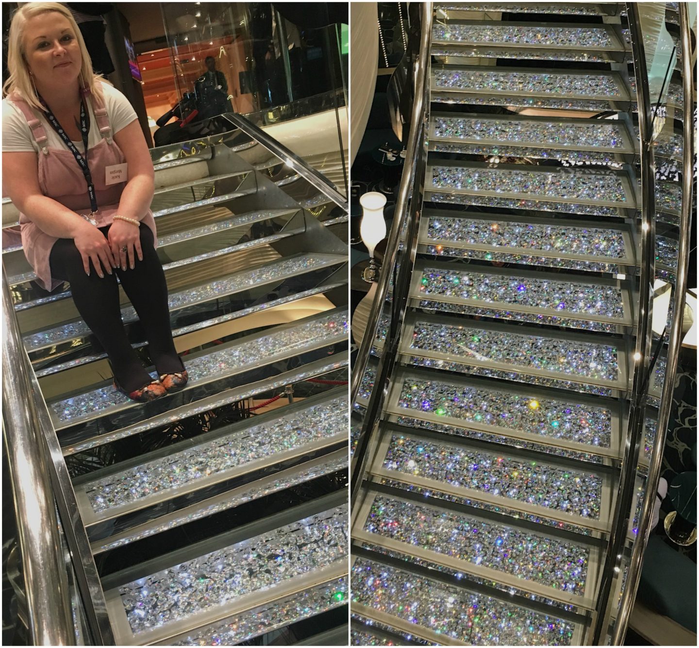 Staircases onboard MSC Preziosa cruise ship