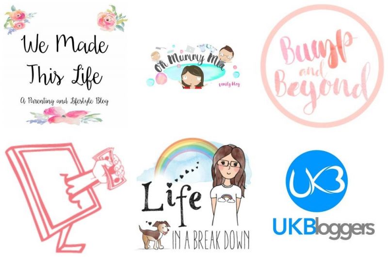 Photos/logos of participating bloggers - Win a John Lewis Christmas hamper