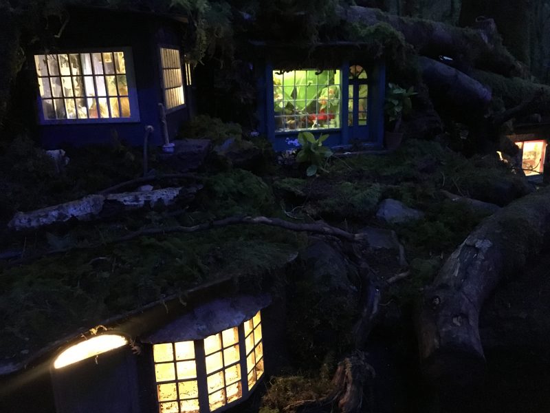 The Fairytale Village in the Winter Lights Parade and Enchanted Walk at Bluestone Wales