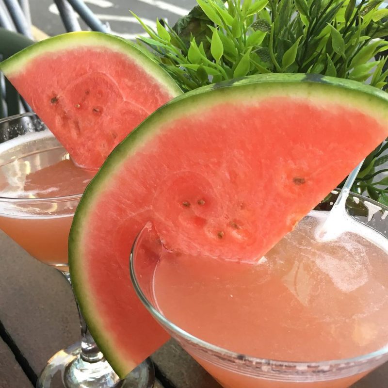 Summery watermelon cocktails, ideal for a summer party