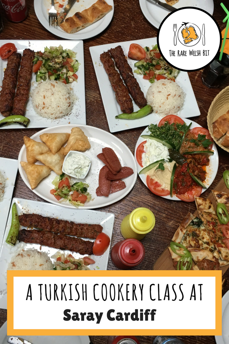 A Turkish food cookery class at Saray Restaurant in Cardiff, including traditional and easy dishes like Adana lamb kebabs, vegetarian dishes, Turkish pizza (pide), mixed meze, bread and dessert #turkishfood #turkishcuisine #turkishpizza #pide #kebab #cardiff #cookeryclass