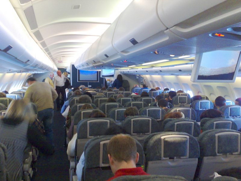 Air Canada economy class section