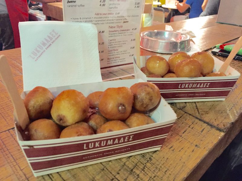 Loukoumades, a traditional Greek food