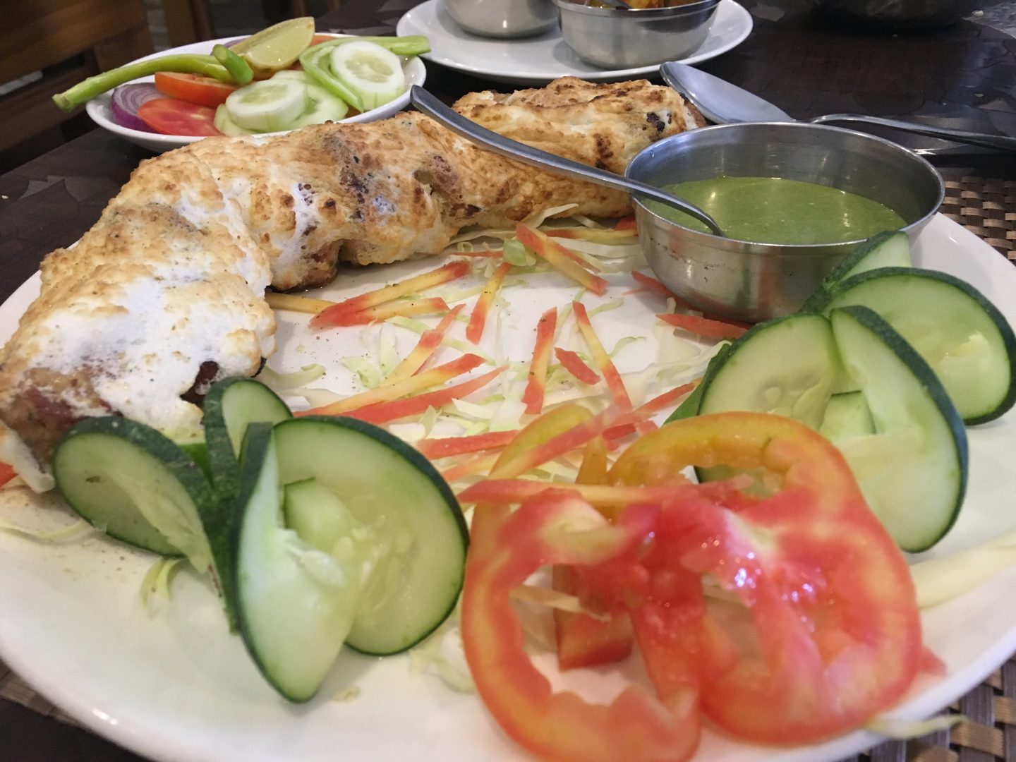 Royal Jaipur Palace - Murgh Malai Tikka - one of my favourite world foods. India is a popular destination for nomad travel.