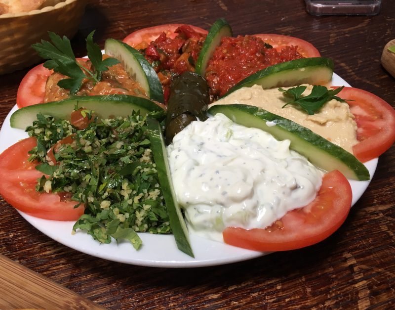 Mixed meze at Saray Cardiff