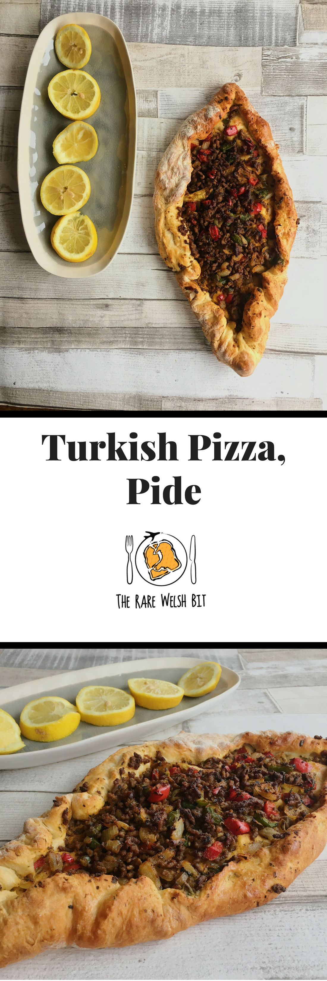 A recipe for Turkish pizza (pide) - a flat bread filled with ground beef, lamb, chicken or turkey, as well as vegetarian options. Includes advice on making the dough. #Turkishpizza #turkishpide #pide #kymanipide #turkishfood #turkishcuisine #turkey #istanbul